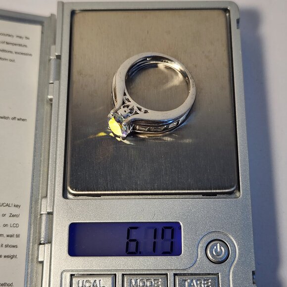 VTG NIB 925 Mercury Mystic Topaz Aurora Borealis Ring Size 7 - Picture 13 of 15